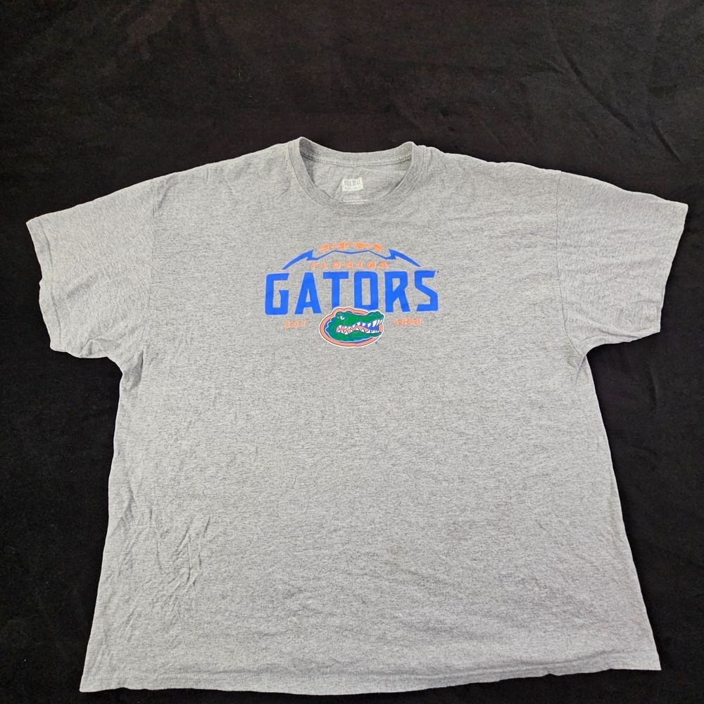 Florida Gators Football Gray Short Sleeve T-Shirt Men's 3XL